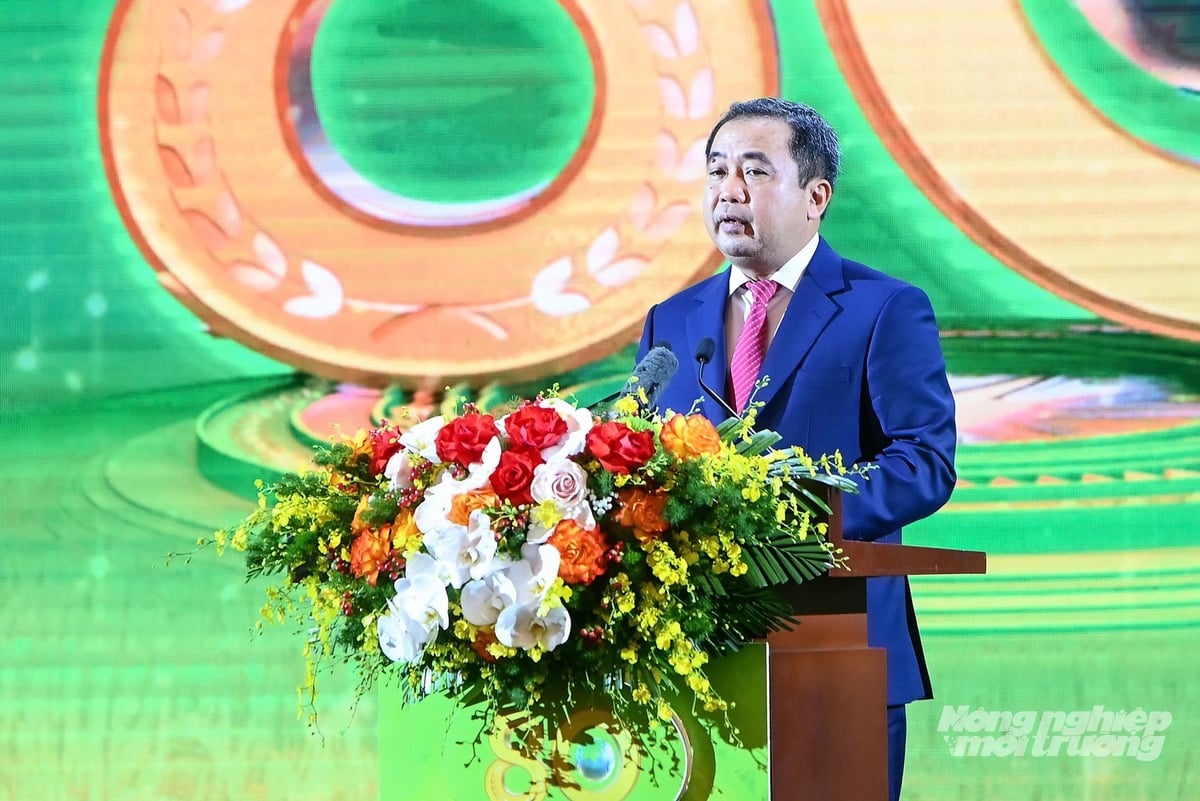 Diễn văn của Bộ trưởng Trần Đức Thắng tại Lễ kỷ niệm 80 năm ngành NN-MT