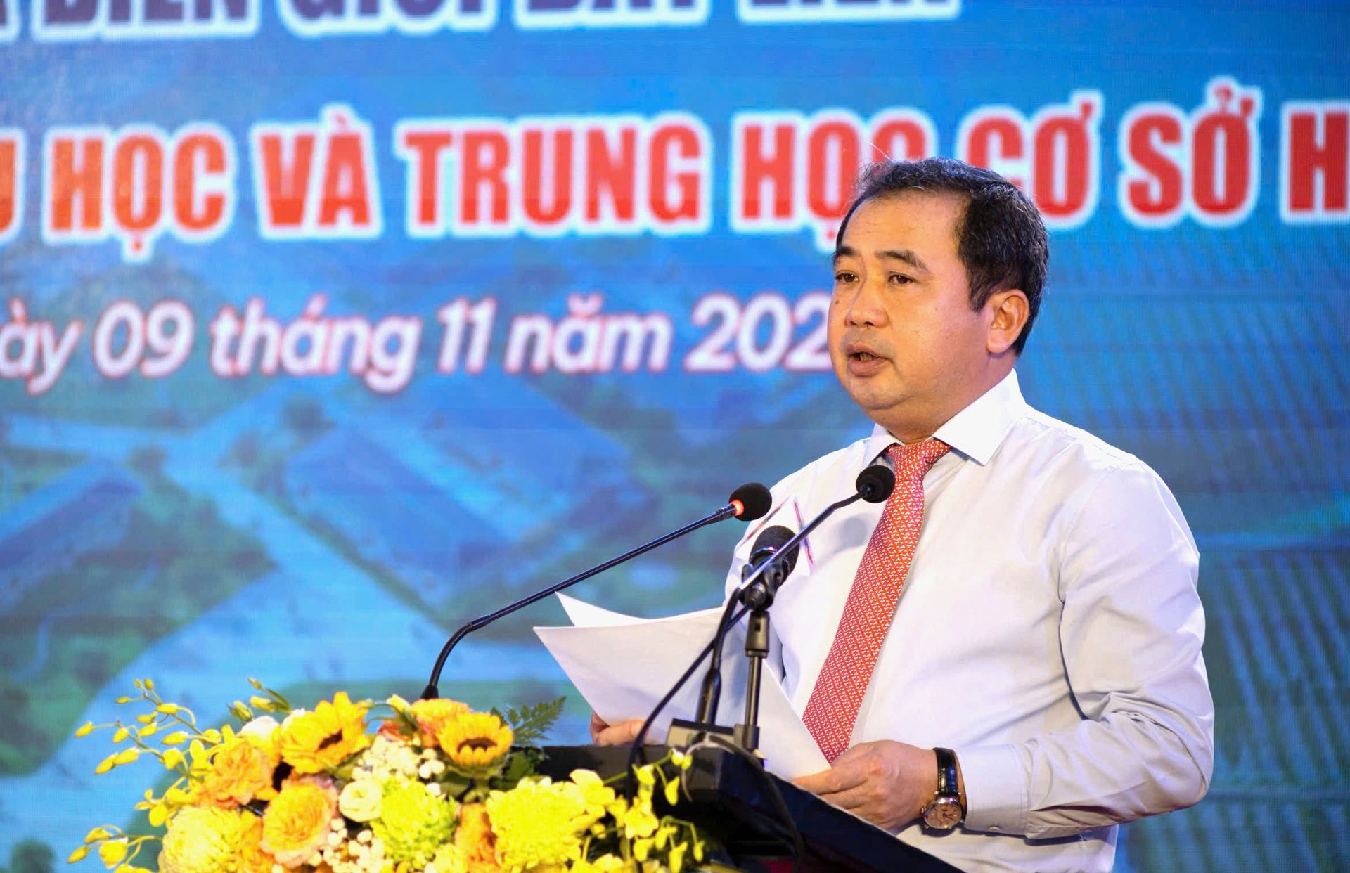 Bộ trưởng Trần Đức Thắng dự khởi công xây dựng Trường nội trú tại Quảng Trị