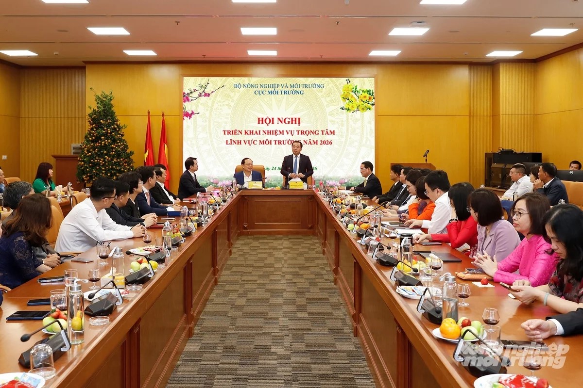 Bộ trưởng Trần Đức Thắng: 2026 đặt nền móng quản lý môi trường bằng dữ liệu