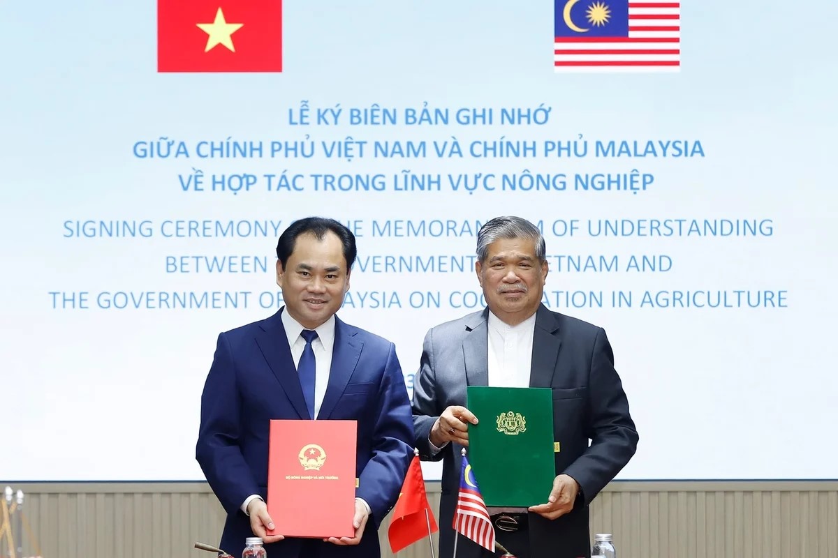 Việt Nam - Malaysia thúc đẩy hợp tác nông nghiệp, hướng tới chuỗi cung ứng bền vững
